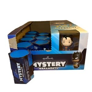 New‎ 12 Hallmark Mystery Justice League Ornaments ALL SEALED & Display Box